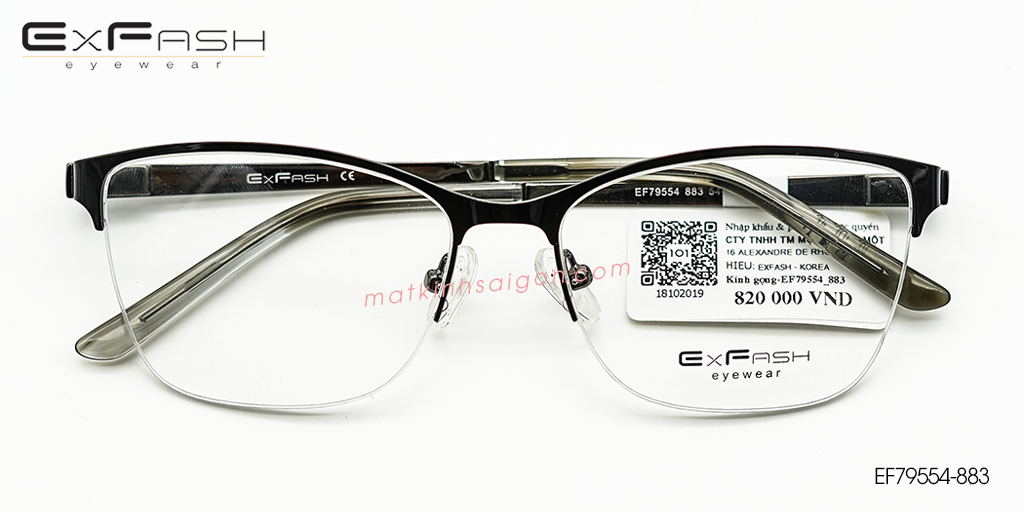 Gọng Kính Exfash EF79554 883 - Hover