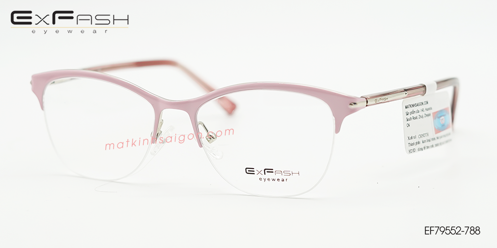 Gọng Kính Hợp Kim Exfash EF79552-788