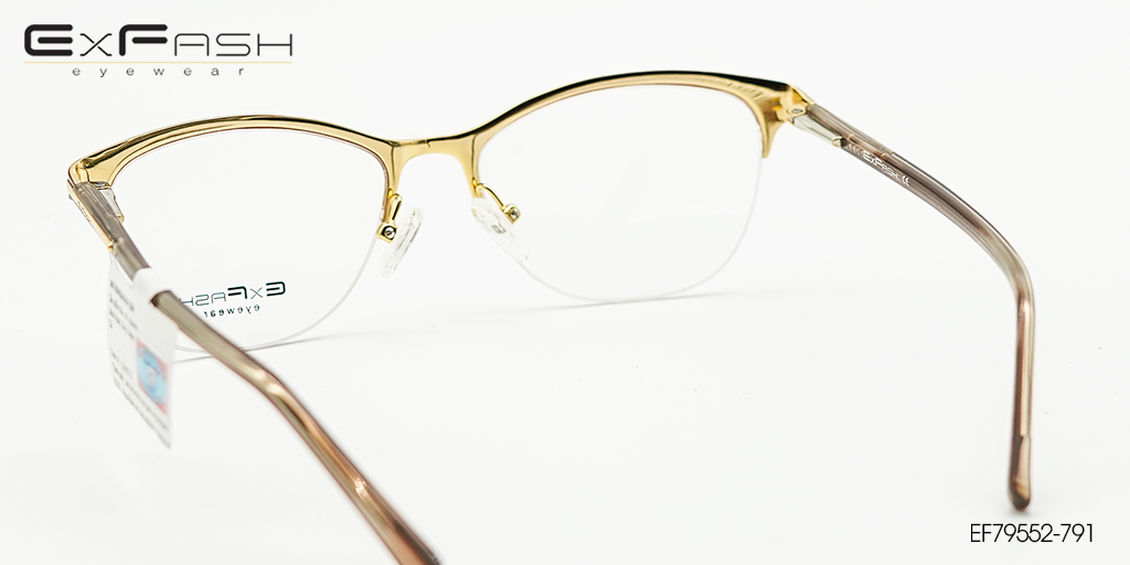 Gọng Kính Hợp Kim Exfash EF79552-791 - Hình 3