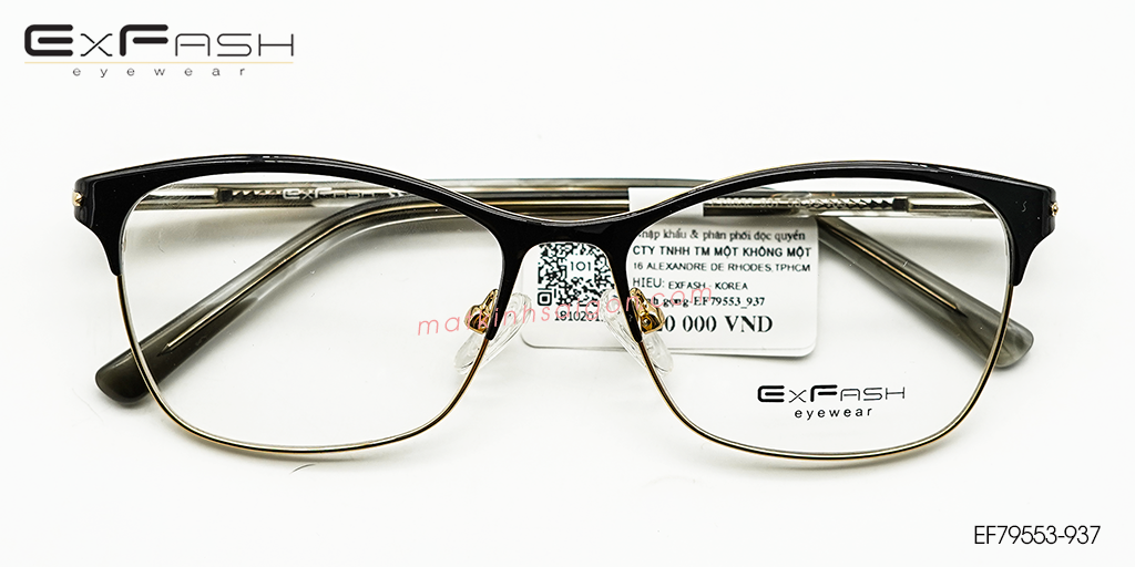 Gọng Kính Hợp Kim Exfash EF79553 937 - Hover