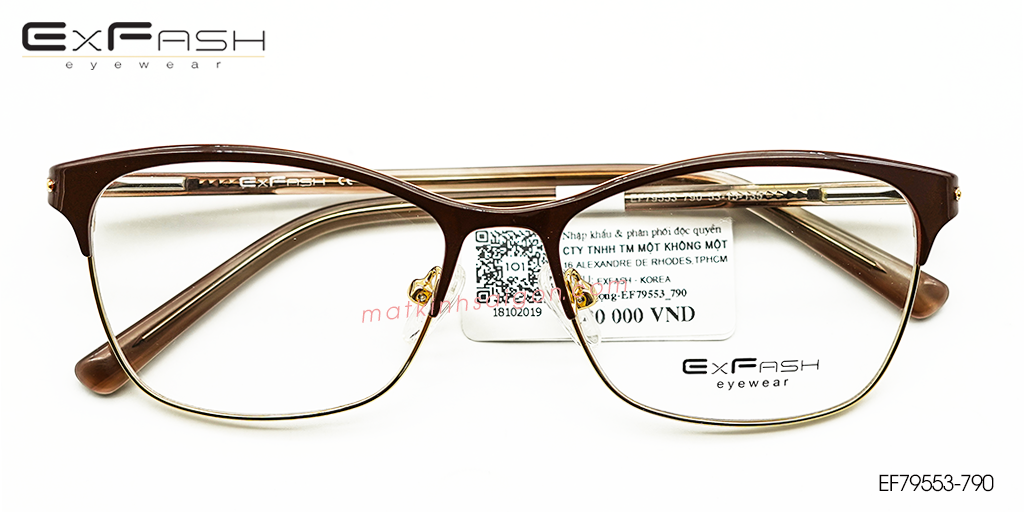 Gọng Kính Hợp Kim Exfash EF79553-790 - Hover