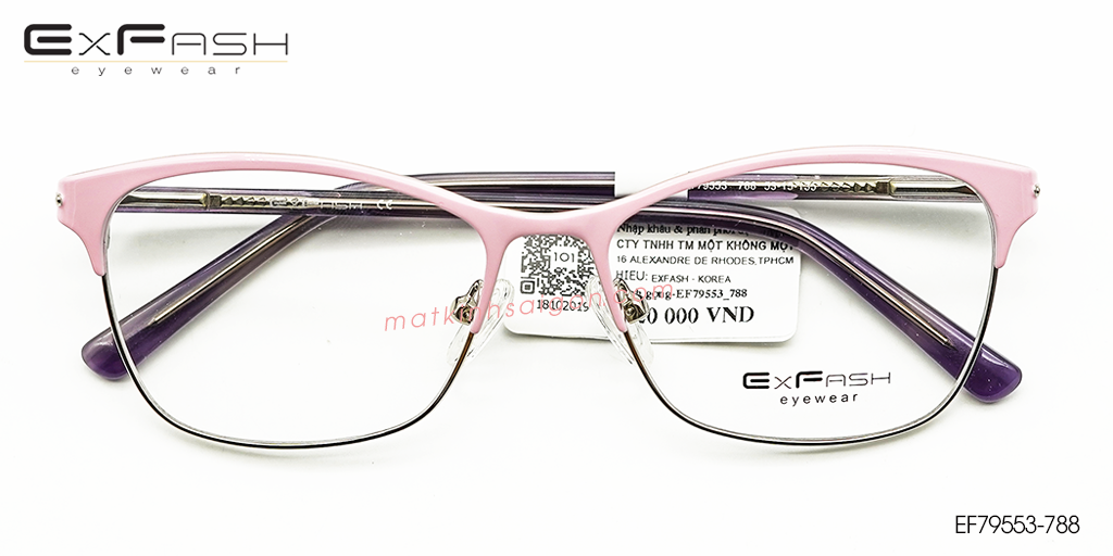 Gọng Kính Hợp Kim Exfash EF79553-788 - Hover