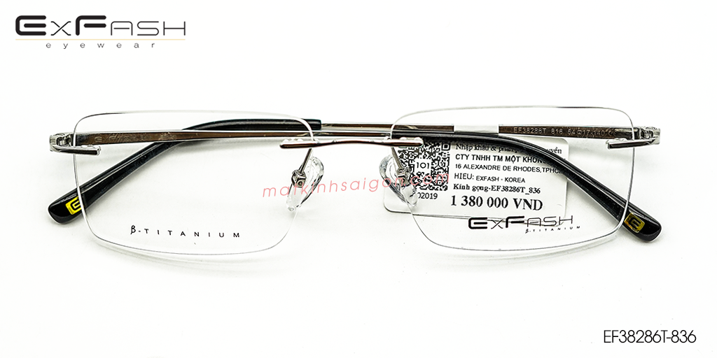 Gọng Kính B-Titanium Exfash EF38286T-836 - Hover