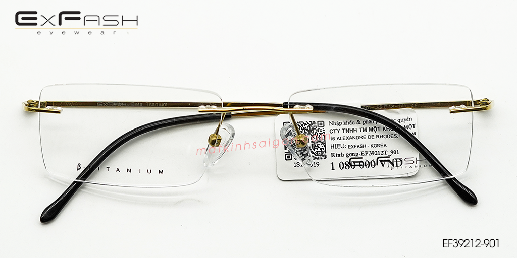 Gọng Kính B-Titanium Exfash EF39212-901 - Hover
