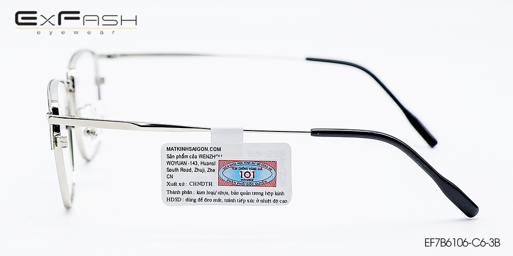 Gọng Kính B-Titanium Exfash EF7B6106-C6-3B - Hình 5