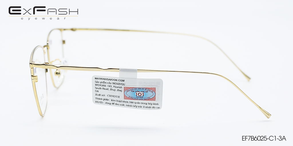 Gọng Kính B-Titanium Exfash EF7B6025-C1-3A - Hình 5