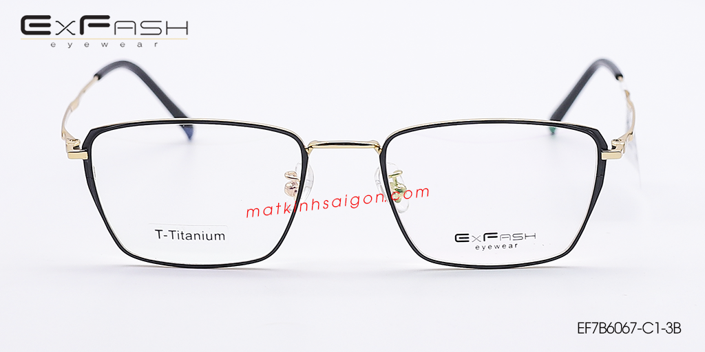 Gọng Kính B-Titanium Exfash EF7B6067-C1-3B - Hình 3