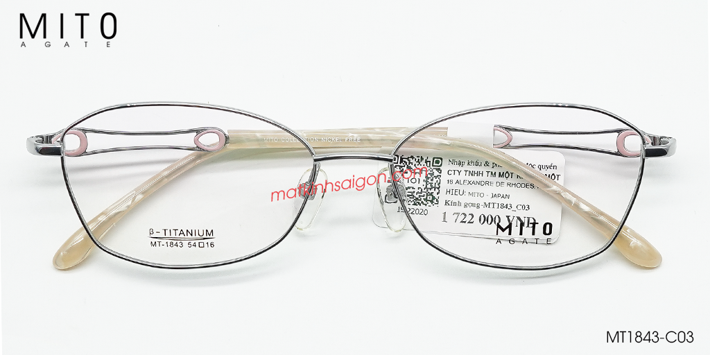 Gọng Kính B-Titanium MITO MT1843_C03 - Hover