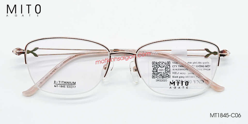 Gọng Kính B-Titanium MITO MT1845-C06 - Hover