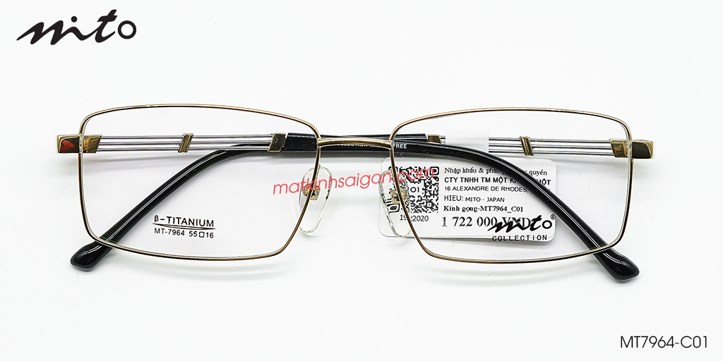 Gọng Kính B-Titanium MITO MT7964-C01 - Hover