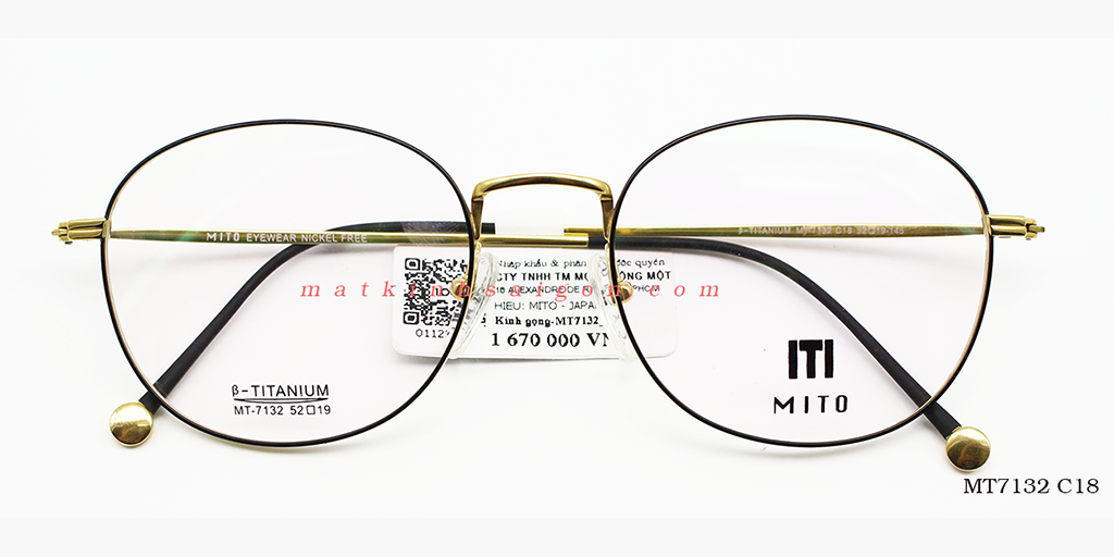 Gọng Kính MITO MT7132C18 - Hover