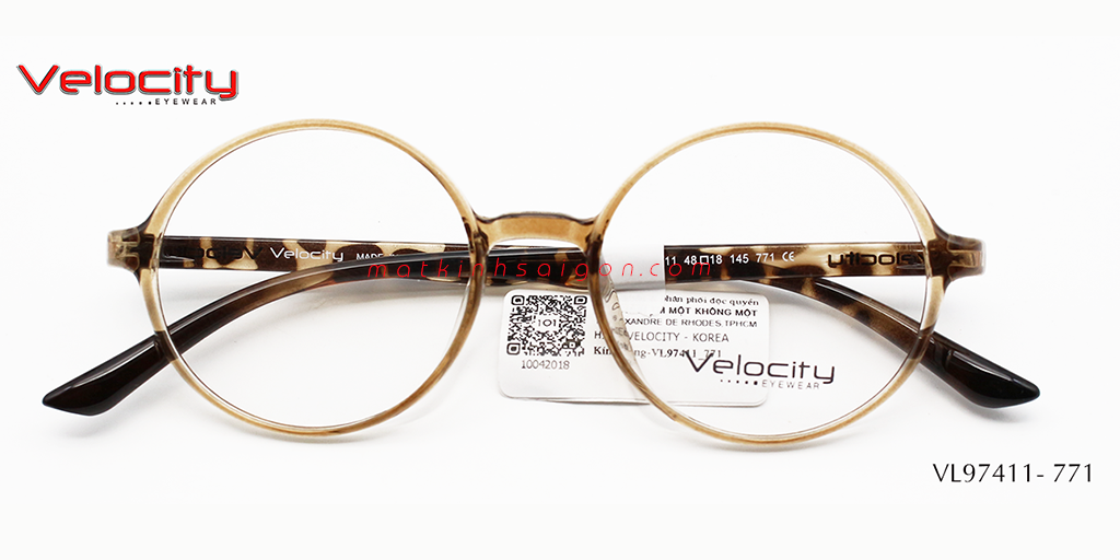 GỌNG KÍNH NHỰA VELOCITY VL97411-771 - Hover