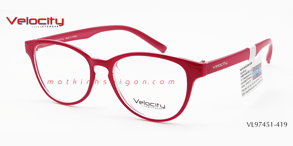 GỌNG KÍNH NHỰA NỮ VELOCITY VL97451-419