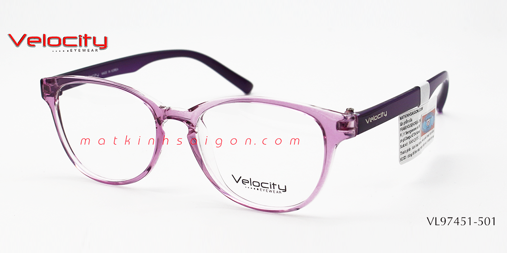 GỌNG KÍNH NHỰA NỮ VELOCITY VL97451-501