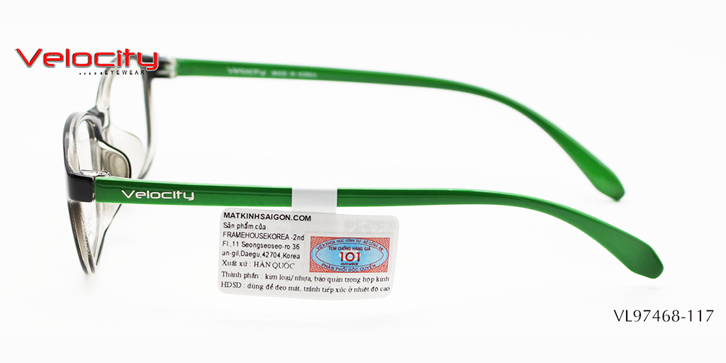 GỌNG KÍNH NHỰA NỮ VELOCITY VL97468-117 - Hình 5