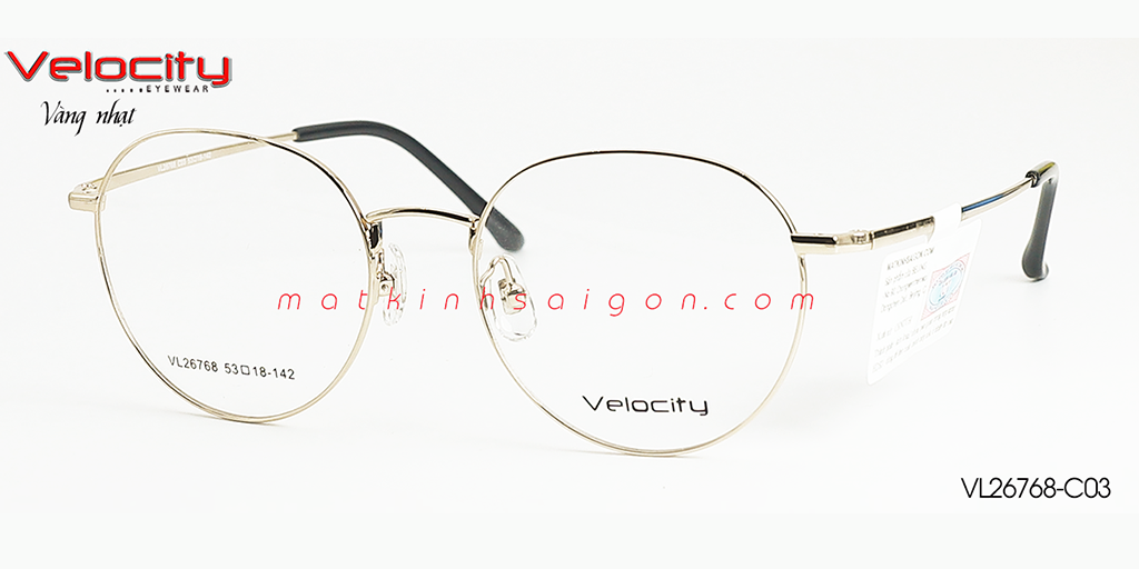 GỌNG KÍNH HỢP KIM VELOCITY VL26768-C03
