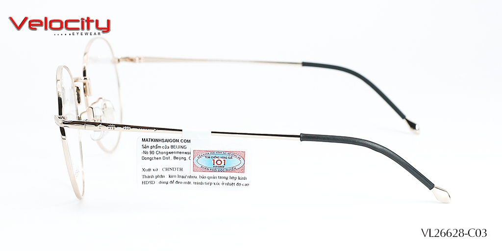GỌNG KÍNH HỢP KIM VELOCITY VL26628-C03 - Hình 5