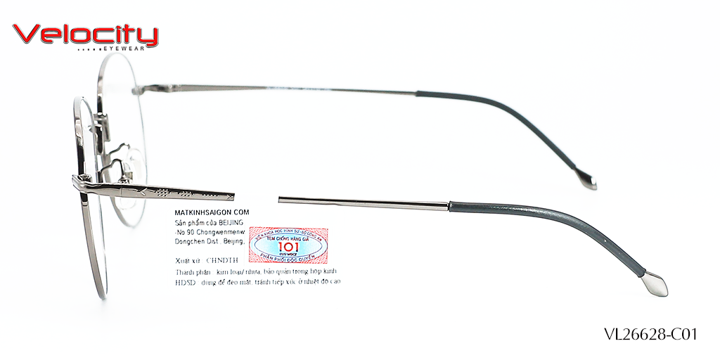 GỌNG KÍNH HỢP KIM VELOCITY VL26628-C01 - Hình 5