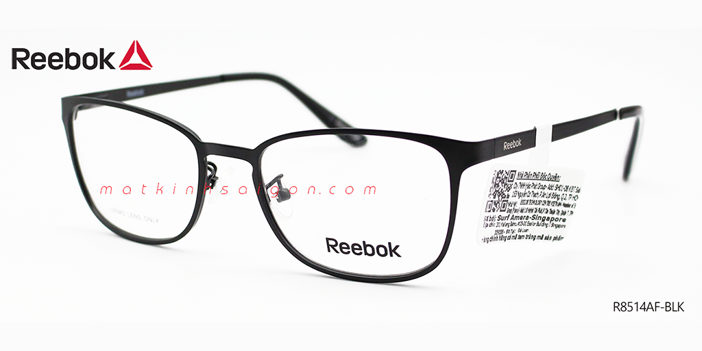 Gọng Kính Hợp Kim Reebok R8514AF-BLK