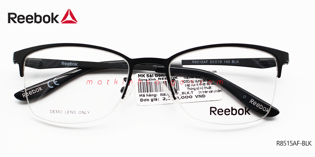 Gọng Kính Hợp Kim Reebok R8515AF-BLK - Hover