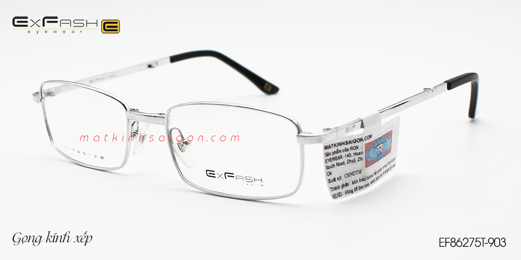 Gọng Kính Xếp Exfash EF86275T 903