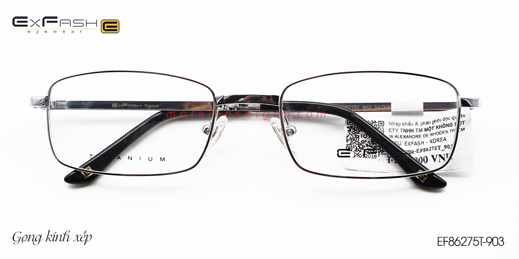 Gọng Kính Xếp Exfash EF86275T 903 - Hover
