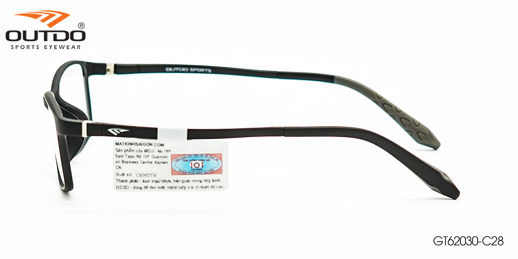 Gọng Kính Nhựa TR90 OUTDO GT62030 C28 - Hình 5