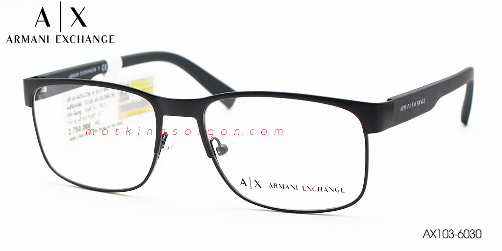 Gọng Kính Hợp Kim Armani Exchange AX103-6030