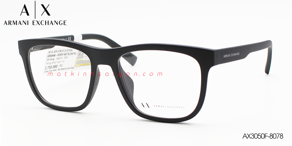 Gọng Kính Nhựa TR90 Armani Exchange AX3050F-8078