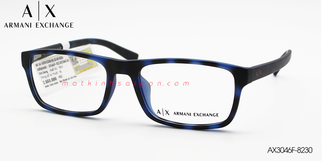 Gọng Kính Nhựa TR90 Armani Exchange AX3046F-8230