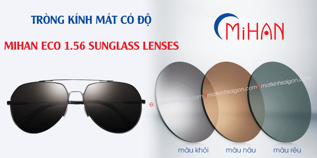 Tròng Kính Mát Có Độ MIHAN ECO 1.56