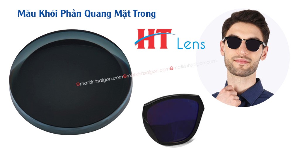 Tròng Kính Mát Có Độ Màu Khói HT Lens HC 1.56 - Hover