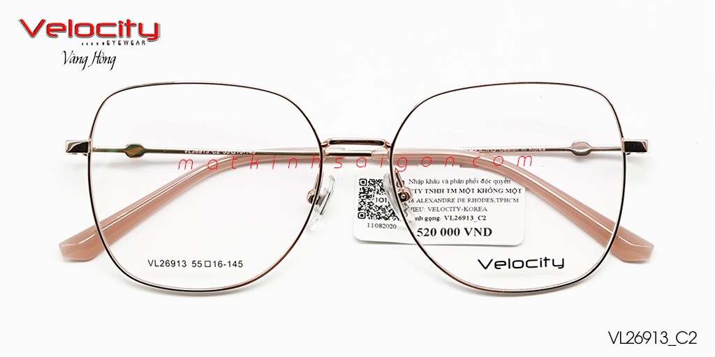 GỌNG KÍNH HỢP KIM VELOCITY VL26913_2 - Hover