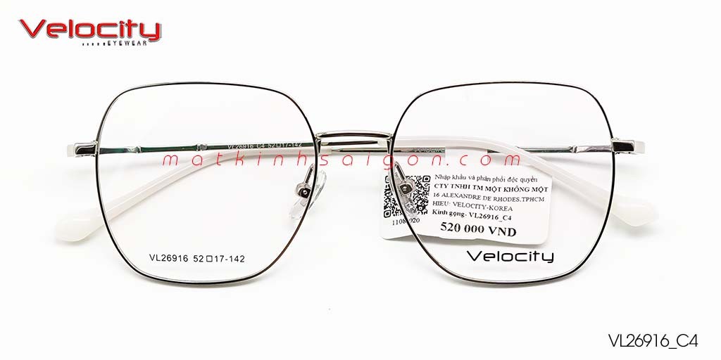 GỌNG KÍNH HỢP KIM VELOCITY VL26916_C4 - Hover
