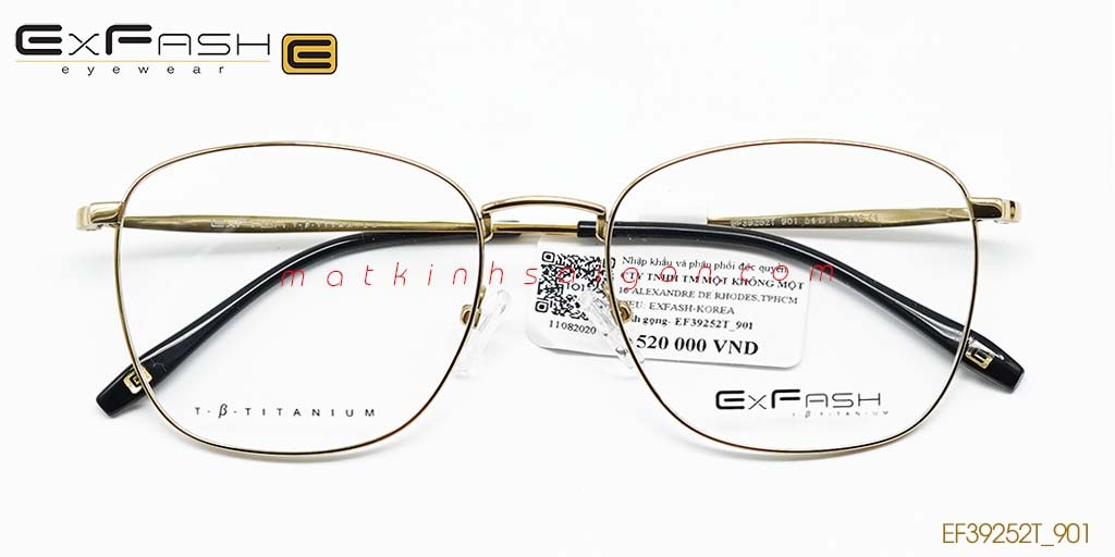 GỌNG KÍNH HỢP KIM EXFASH EF39252T_901 - Hover