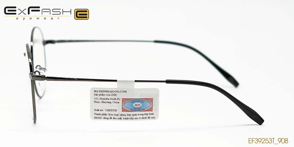 GỌNG KÍNH HỢP KIM EXFASH EF39253T_908 - Hình 5