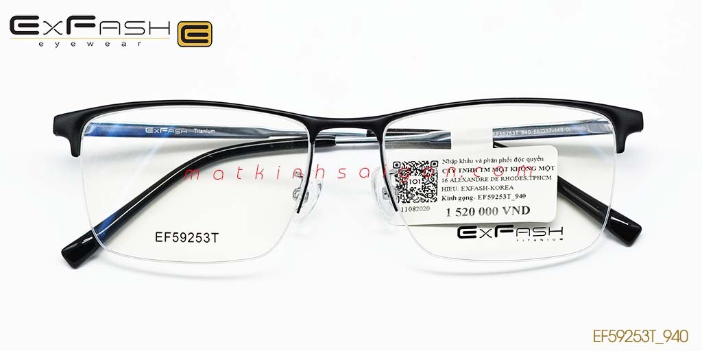 GỌNG KÍNH HỢP KIM EXFASH EF59253T_940 - Hover