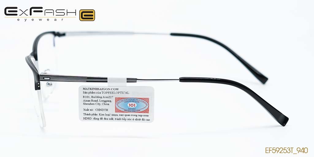 GỌNG KÍNH HỢP KIM EXFASH EF59253T_940 - Hình 5