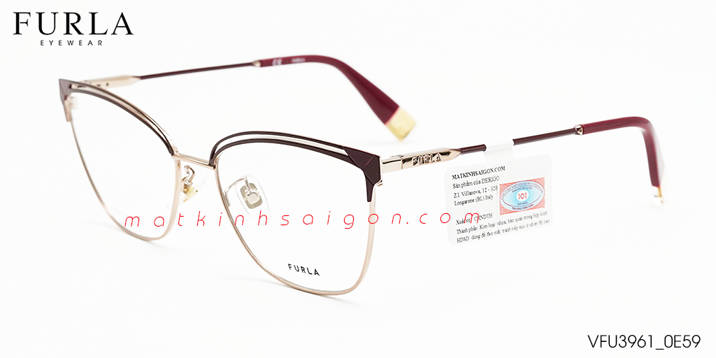 GỌNG KÍNH  FURLA VFU3961 0E59 - Hình 5