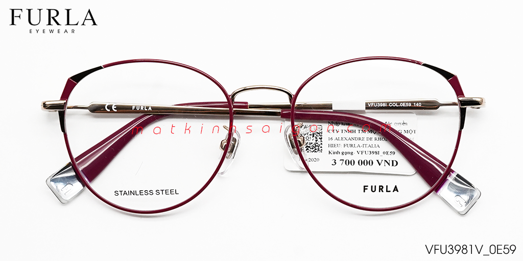 GỌNG KÍNH FURLA VFU3981V 0E59 - Hover