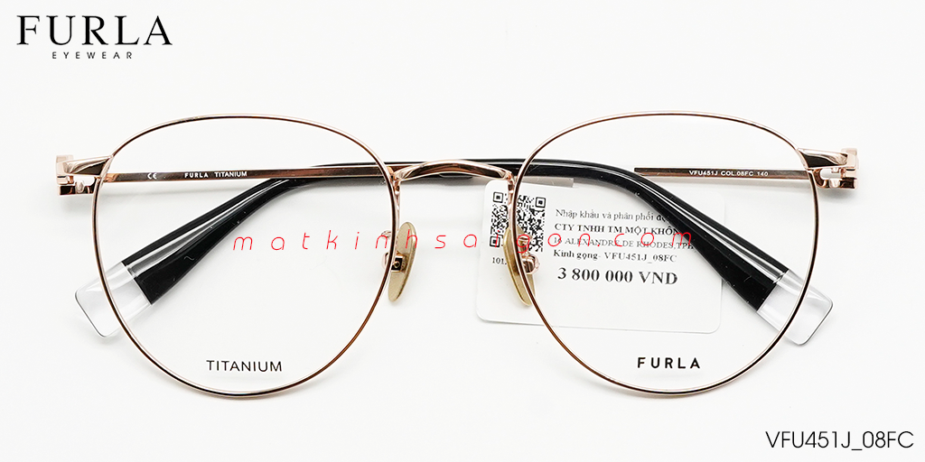 GỌNG KÍNH FURLA VFU451J 08FC - Hover