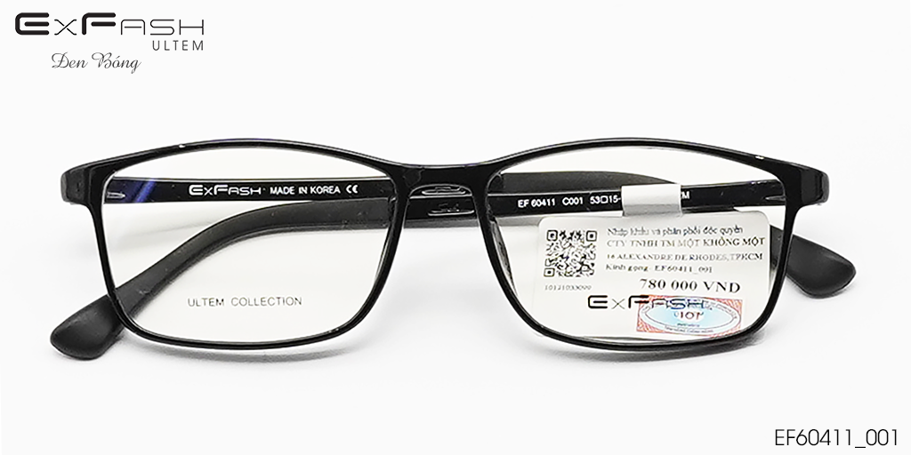 GỌNG KÍNH EXFASH EF60411 001 - Hover