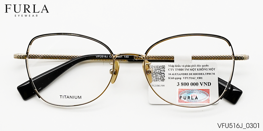 Gọng Kính Furla VFU516J 0301 - Hover