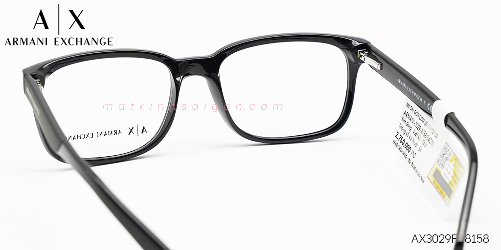Gọng Kính Nhựa TR90 Armani Exchange AX3029F_8158 - Hình 4