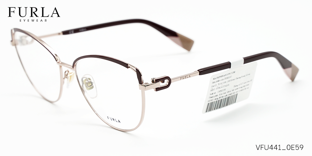 Gọng Kính Furla VFU441 0E59 - Hình 5