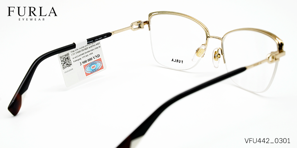 Gọng Kính Furla VFU442 0301 - Hình 4