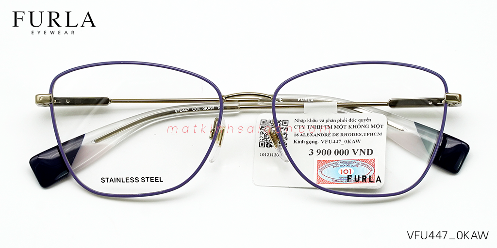 Gọng Kính Furla VFU447 0KAW - Hover