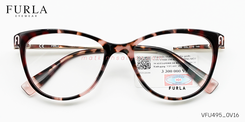 Gọng Kính Furla VFU495 0V16 - Hover