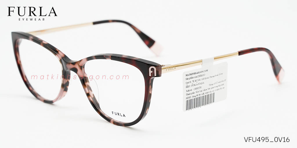 Gọng Kính Furla VFU495 0V16 - Hình 5