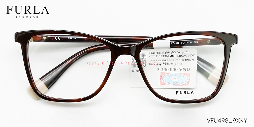 Gọng Kính  Furla VFU498 9XKY - Hover
